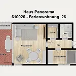 Haus Panorama 26 Apartament Wangerooge